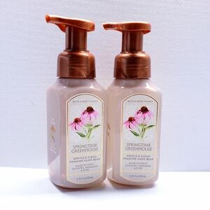 Bath & Body Works SPRINGTIME GREENHOUSE Gentle & Clean Fpoaming Hand Soap(2 Pcs)